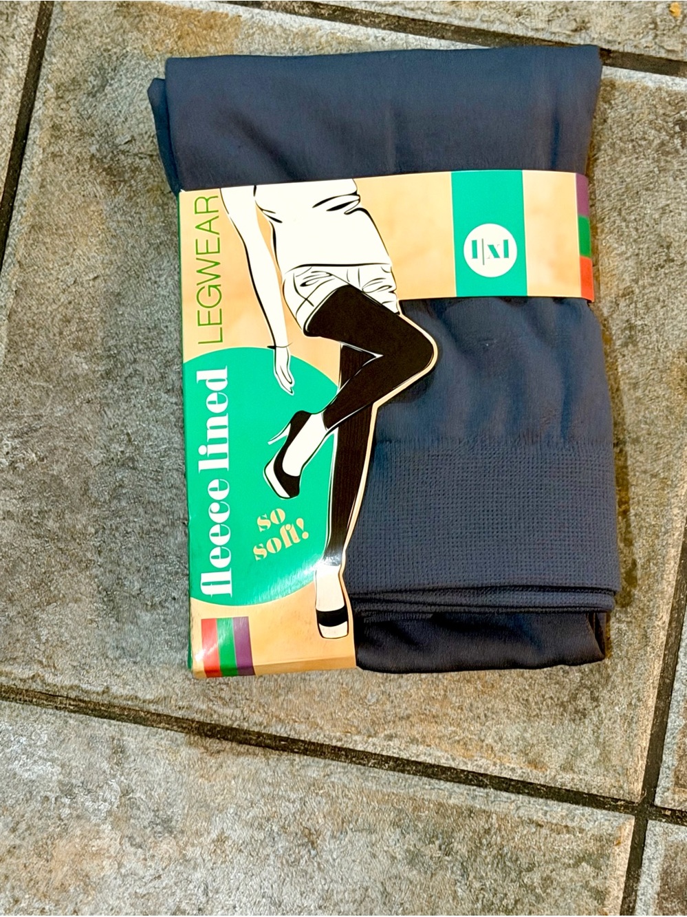 Blue Star Clothing Company brand fleece-lined leggings Sz L/XL New!